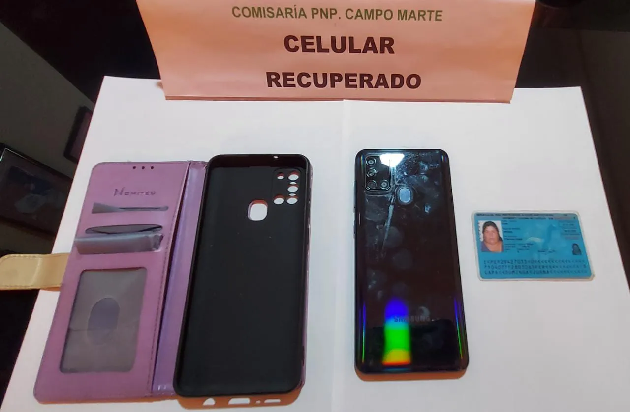 CELULAR ROBADO CAMPO MARTE