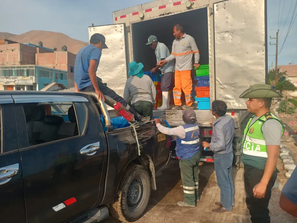 Detienen a sujeto con 420 cajas de recursos marinos valorizados en más de 16 mil