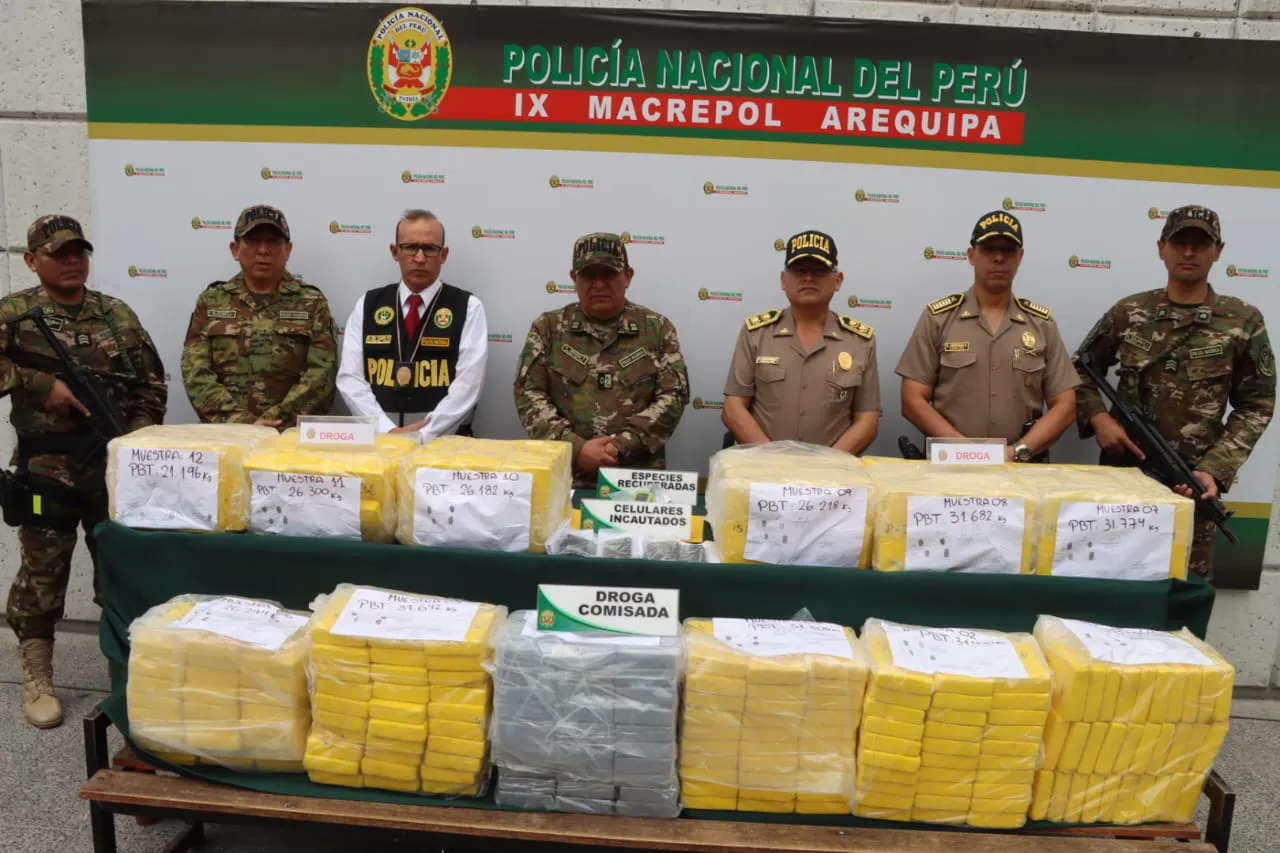 decomisan droga