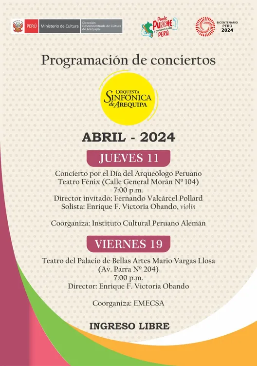conciertos de la OSA