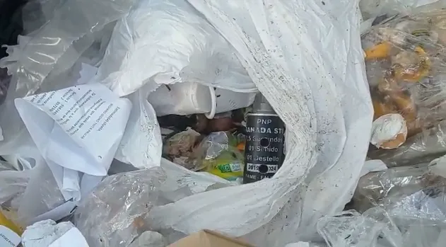 ENCUENTRAN GRANADA EN COMPACTADORA DE MUNICIPALIDAD EN YANAHUARA
