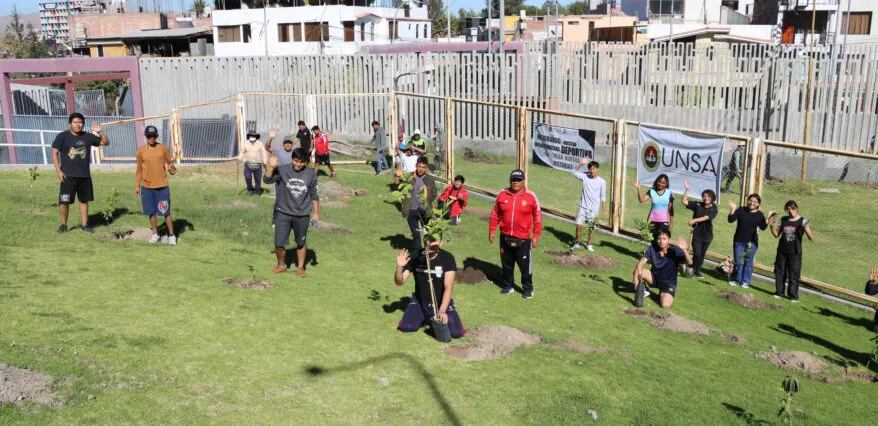 Realizan IV Jornada de Arborización en la UNSA