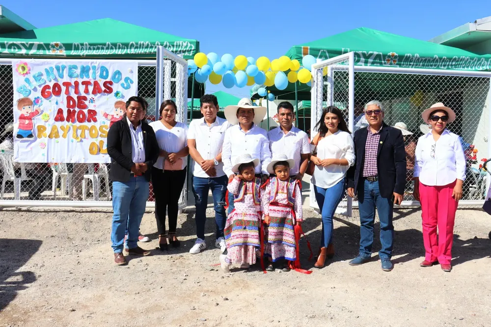 INAUGURAN NUEVOS MÓDULOS EN PRONOI RAYITOS DE SOL EN LA JOYA