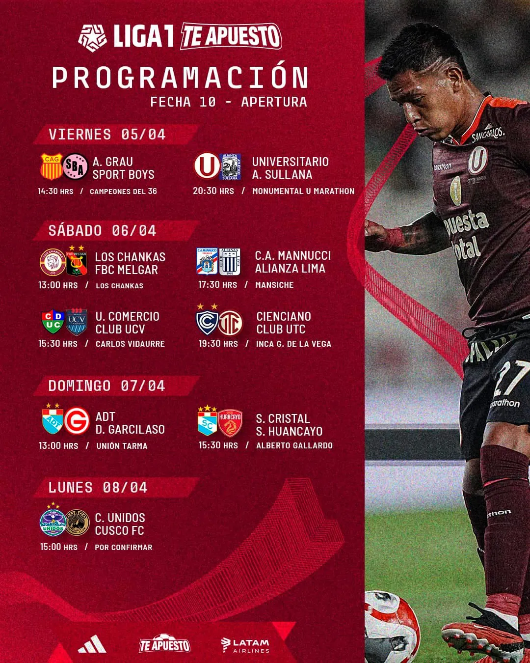 Fecha 10 torneo apertura