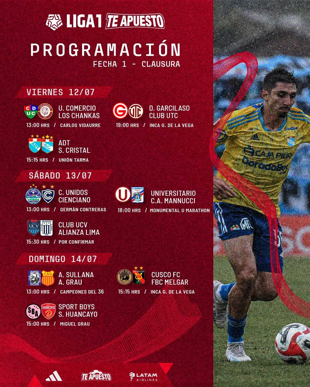 fecha 1 clausura