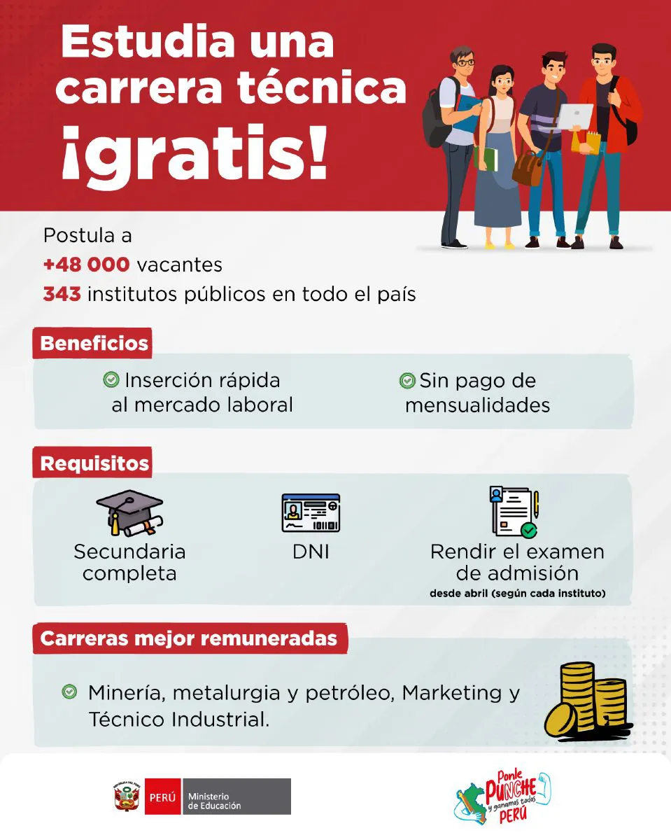 carrera técnica gratis